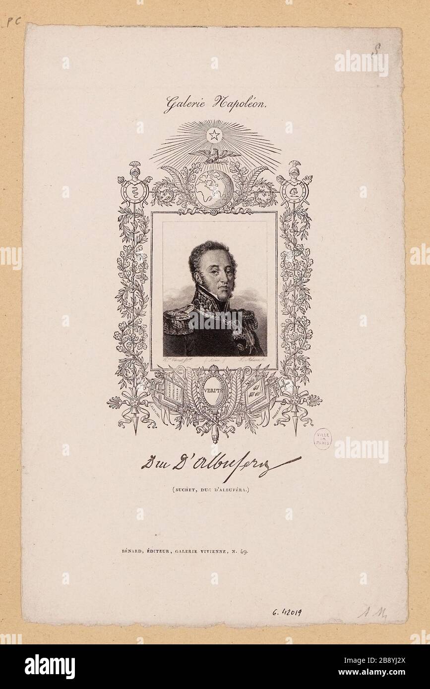 Galleria Napoleonica // Duca di Albufera [...]. Foto Stock