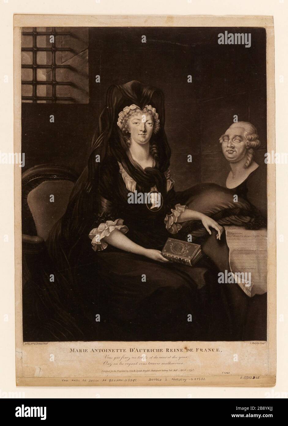 Maria Antonietta d'Austria Regina di Francia [...] Foto Stock