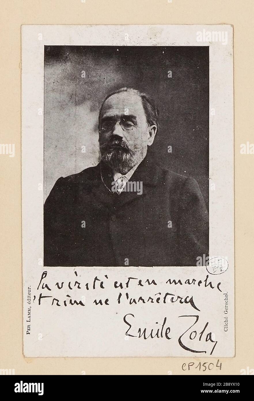 La verità è su / e nulla si ferma / Zola Foto Stock