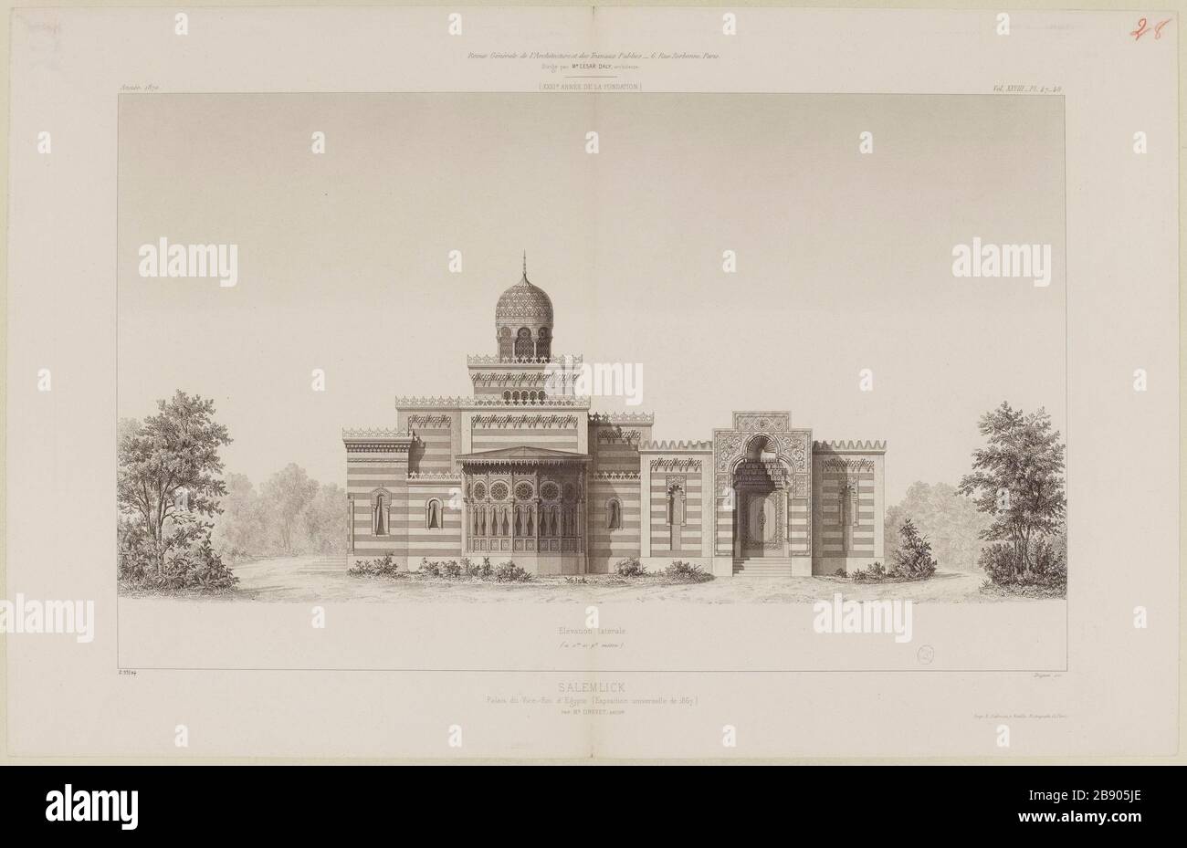 Salemlick / Palazzo del viceré d'Egitto (Expo 1867) Foto Stock