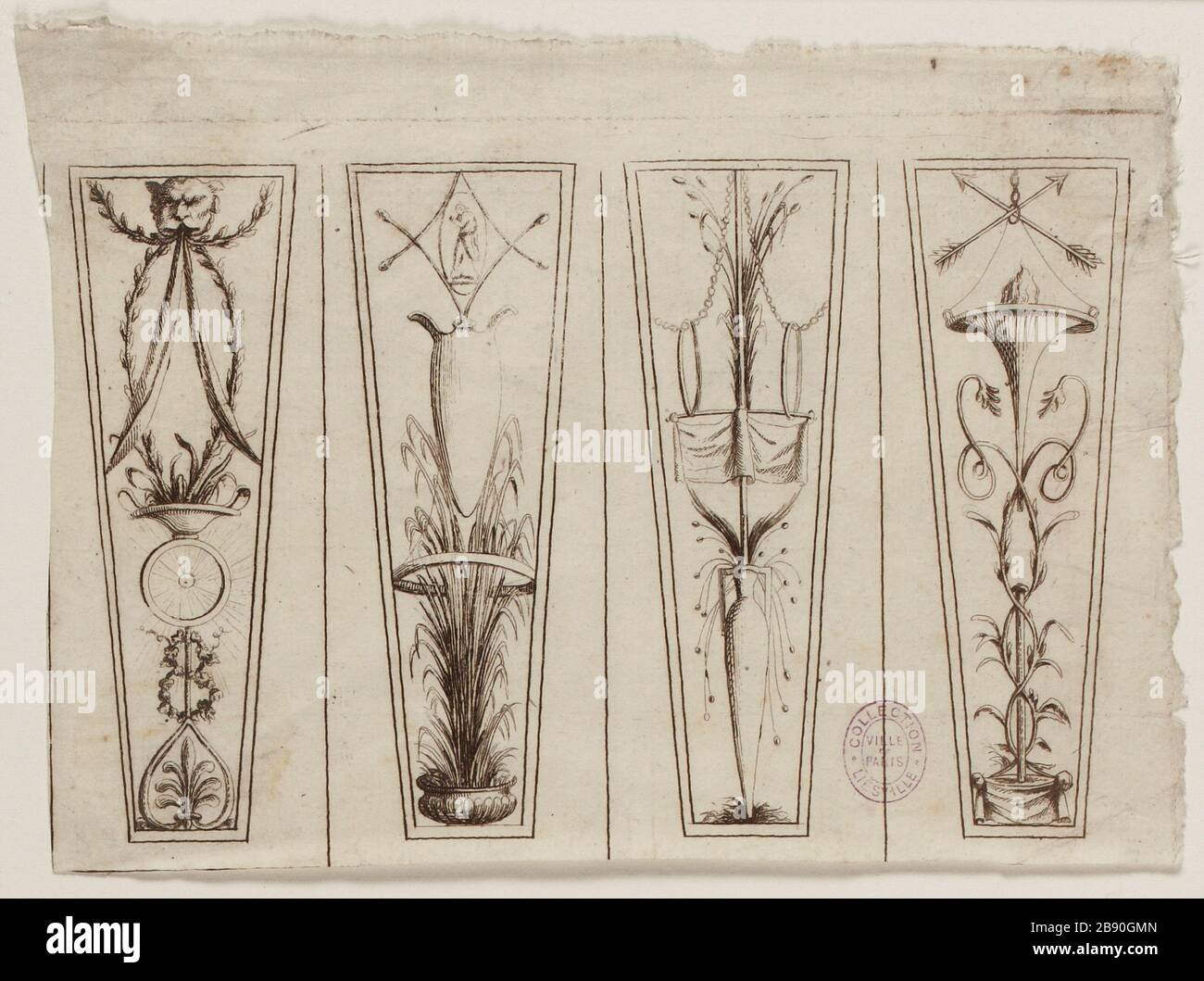 modello di pannello Foto Stock