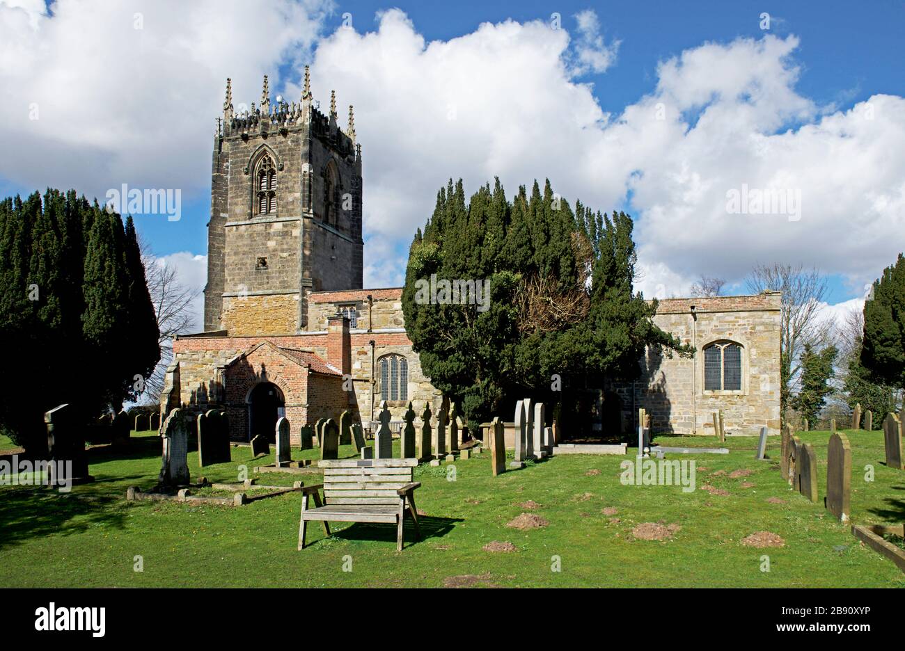 All Saints Church, Holme on Spalding Moor, East Yorkshire, Inghilterra Regno Unito Foto Stock
