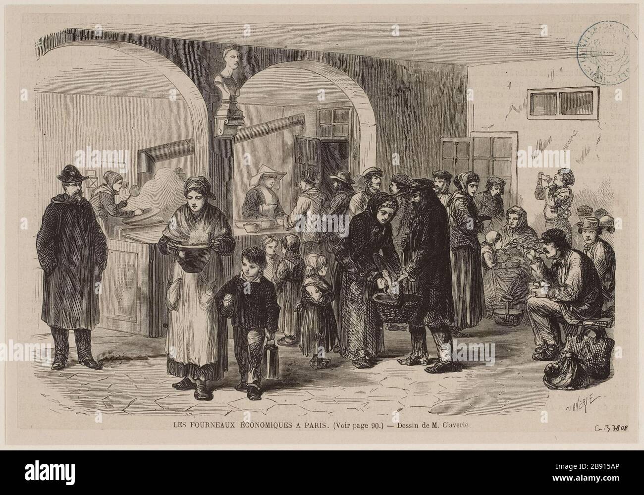 LE GAMME ECONOMICHE A PARIGI Foto Stock