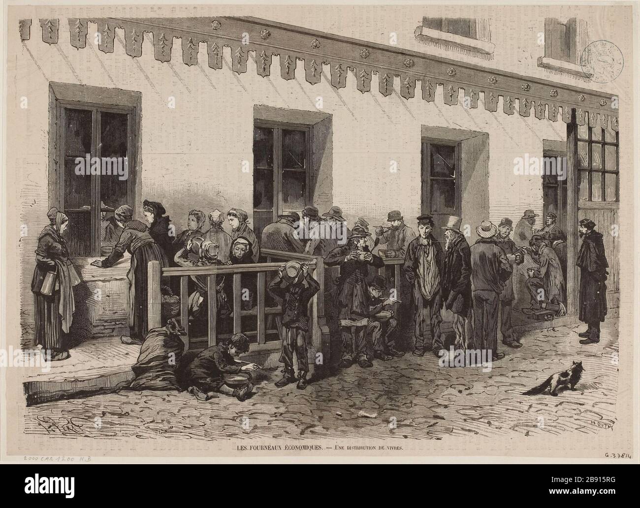 Le stufe efficienti: Una distribuzione di carne Foto Stock