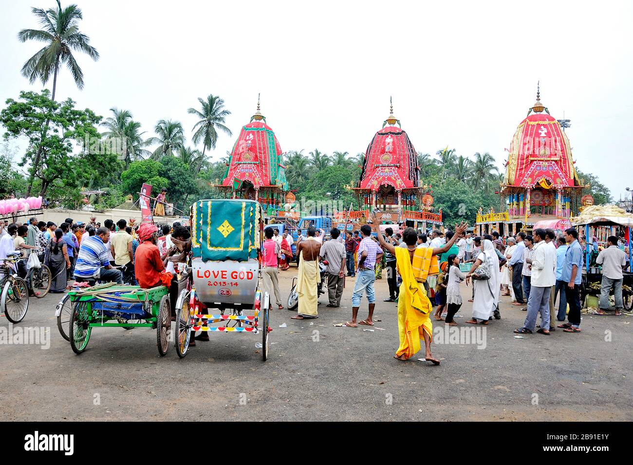 rathayatra a puri odisha Foto Stock
