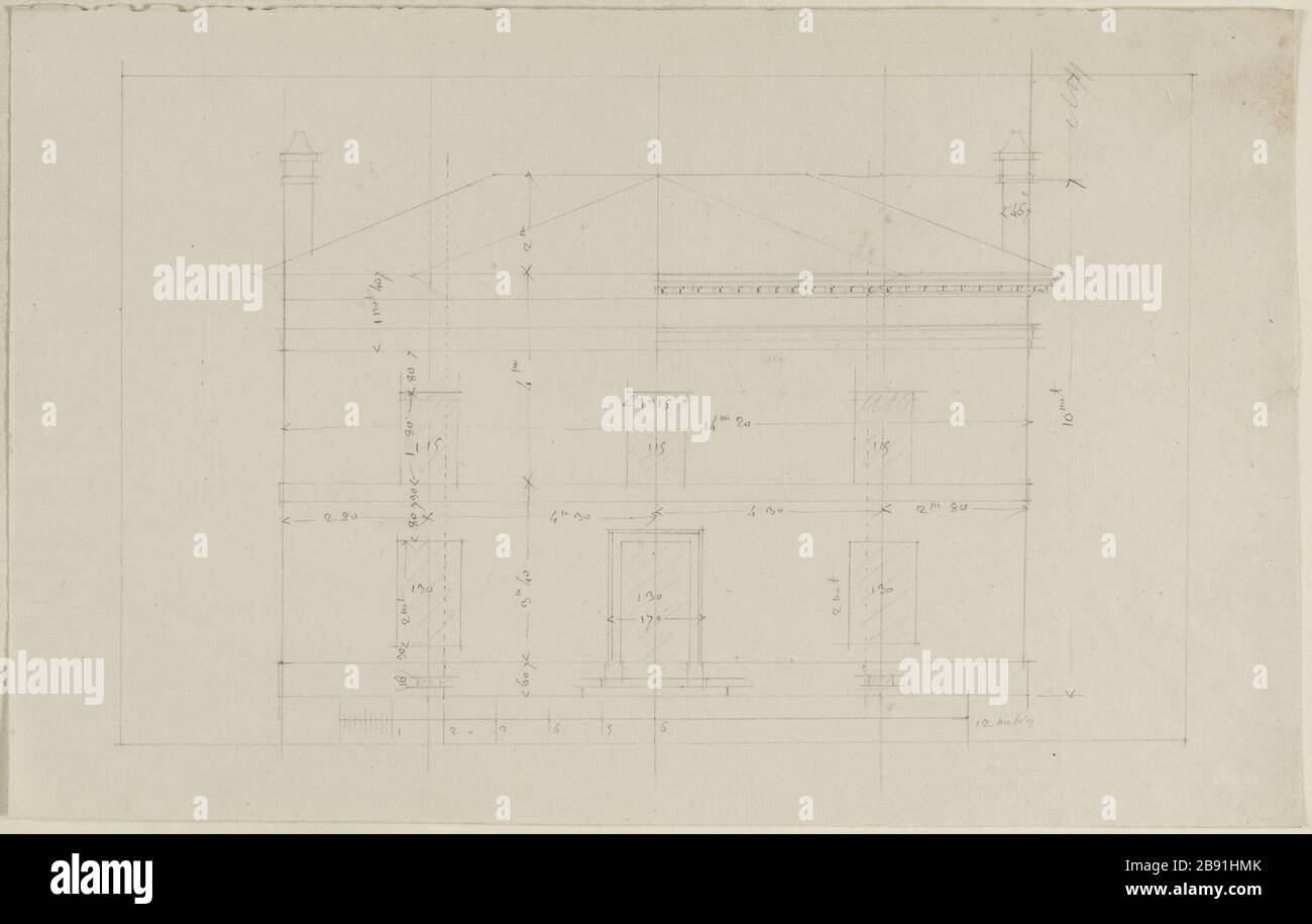 progetto della casa Foto Stock