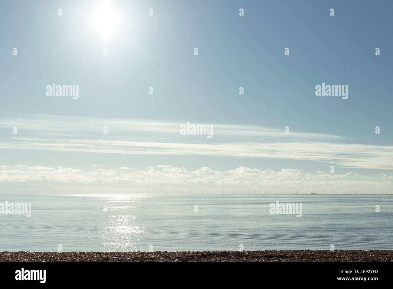 Bella immagine del paesaggio sul mare Foto Stock