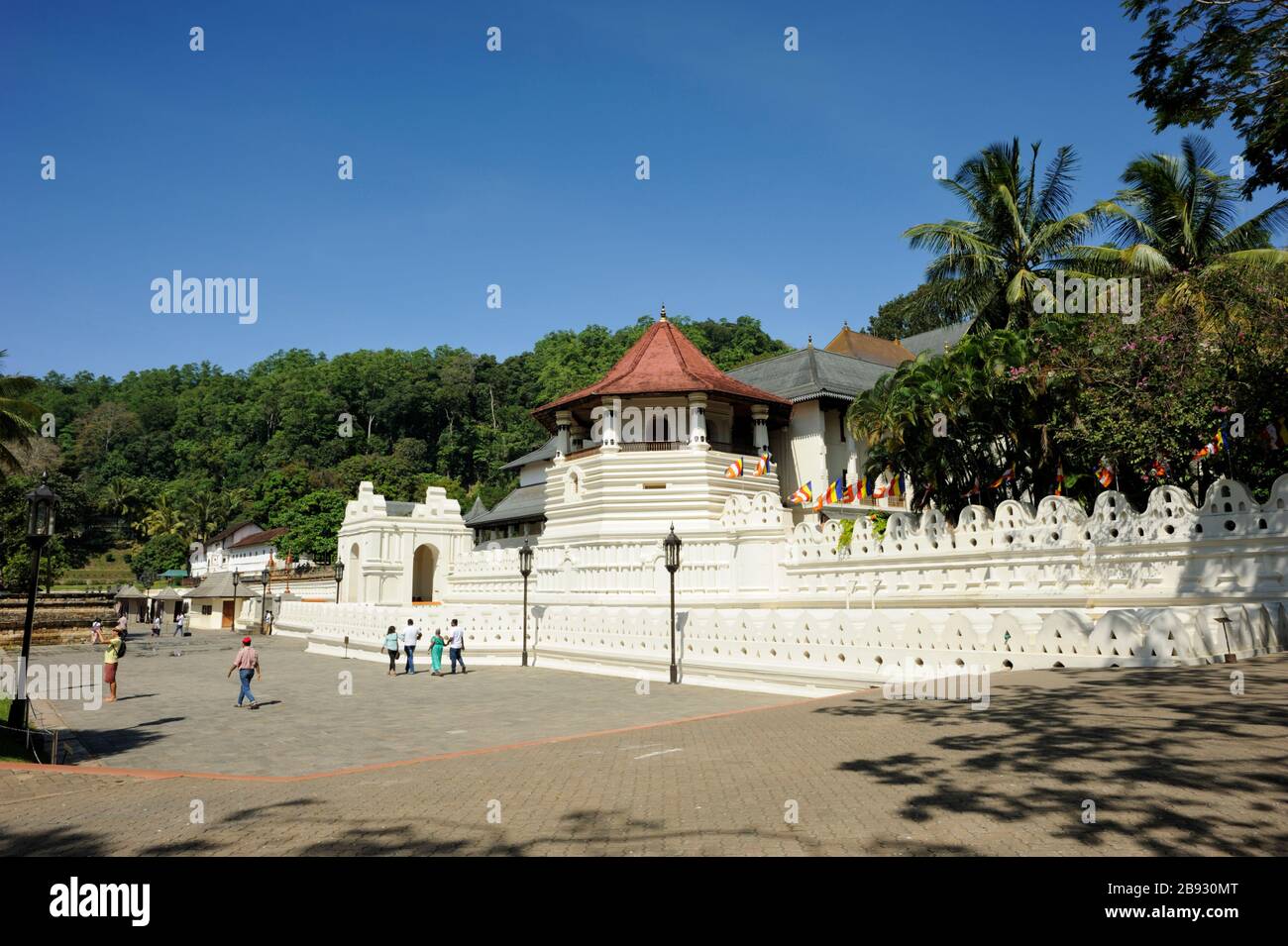 Sri Lanka, Kandy, tempio del dente Foto Stock