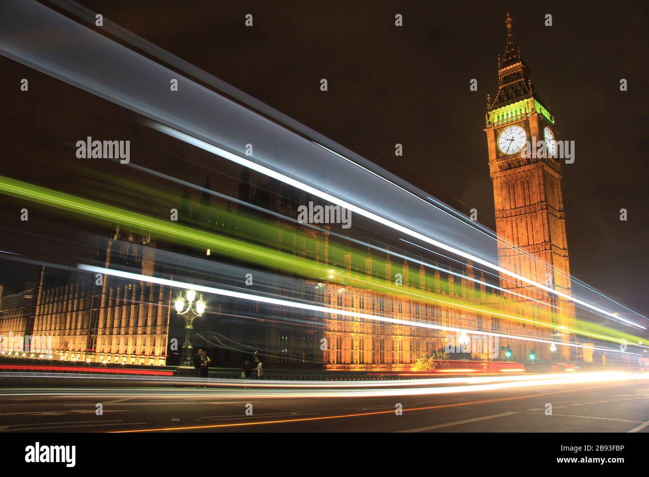 Bigben di notte Foto Stock