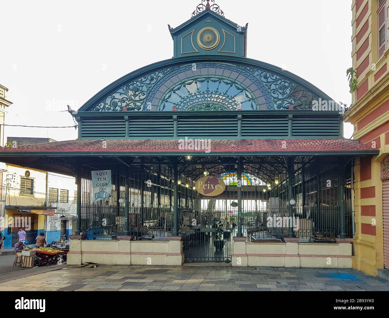 Mercato storico della città di Manaus Brasile Foto Stock