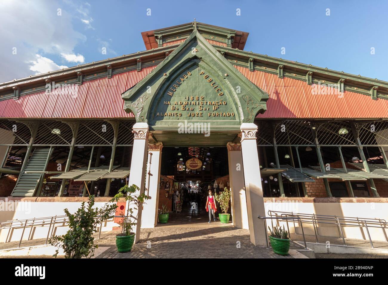 Mercato storico della città di Manaus Brasile Foto Stock