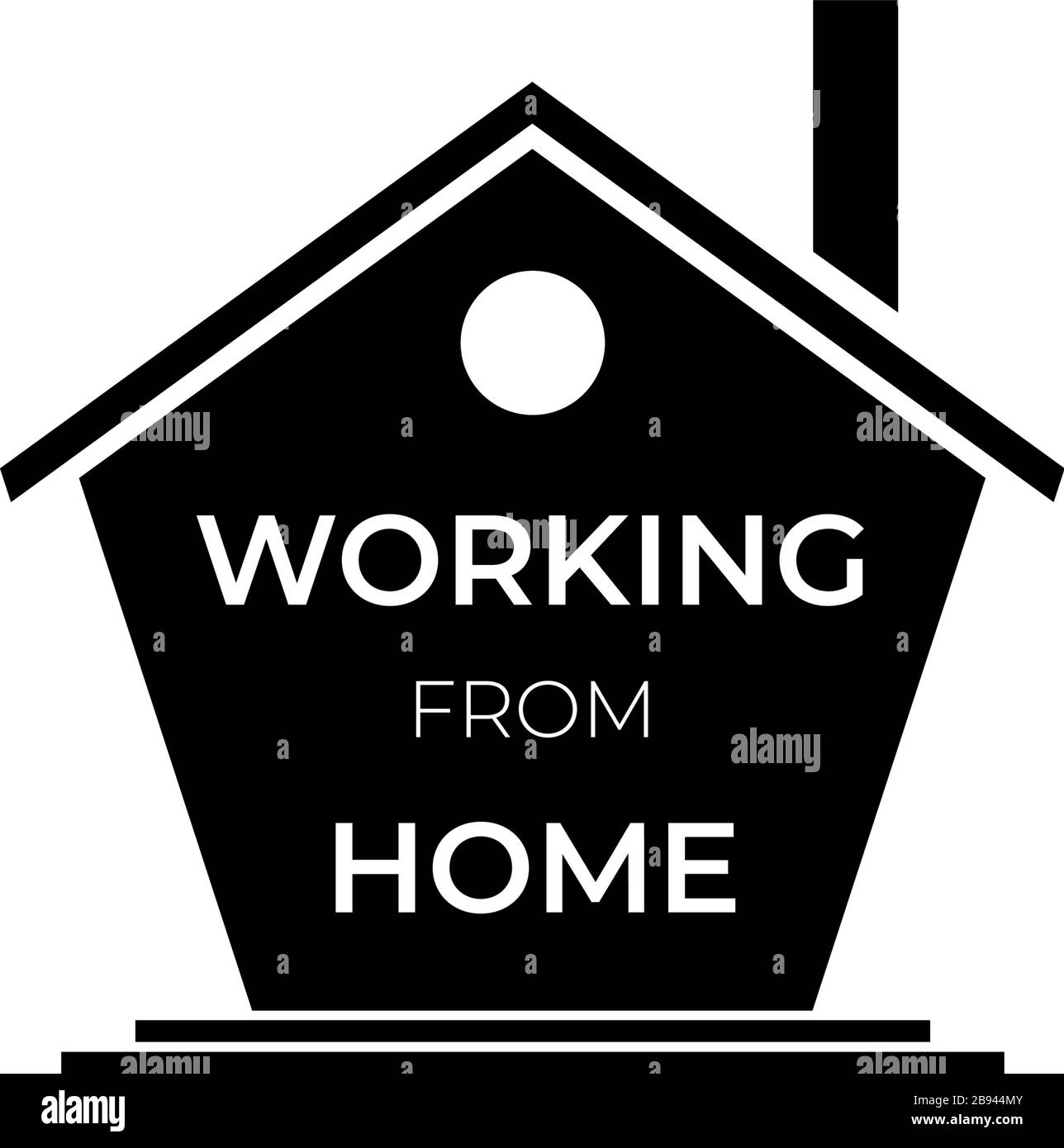 Concetto di quarantena del coronavirus. Lavorare da casa. Un lavoratore seduto sul divano e che lavora su un notebook. Illustrazione vettoriale a cartoni animati piatti Illustrazione Vettoriale