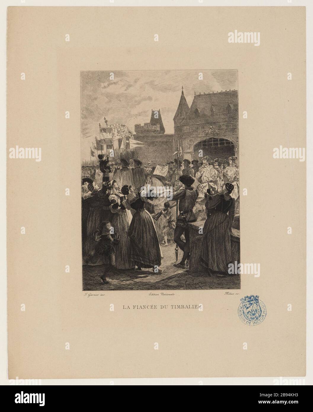 [Odes e ballate - Tours VI] Sposa di timpanista Foto Stock