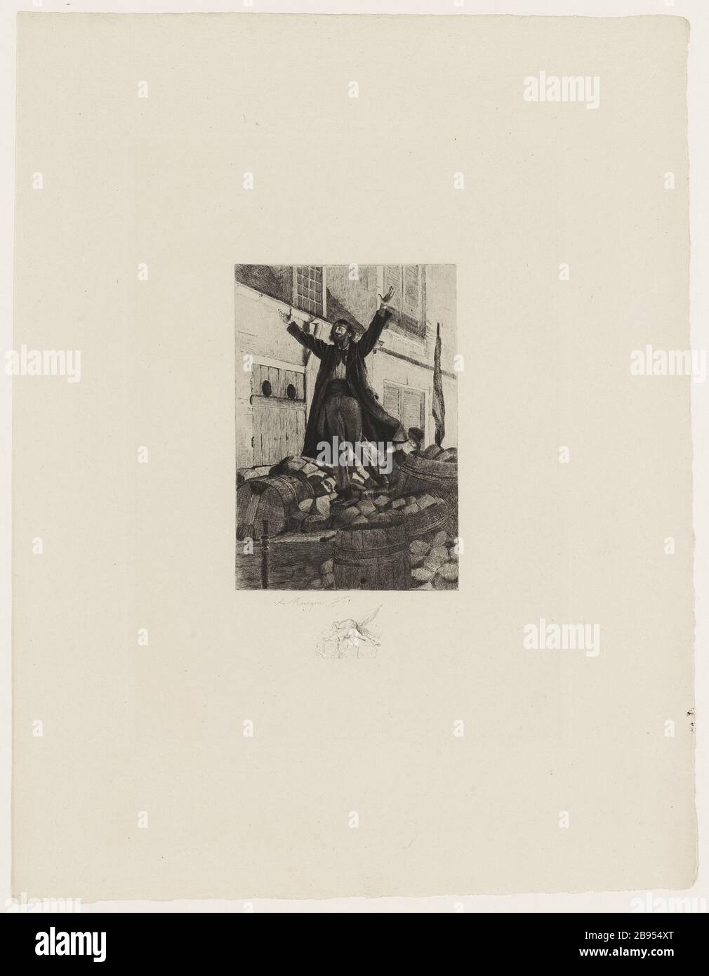 46. ​​History di un crimine, giorno 4, Capitolo III: I fatti della notte. Il Petit Carreau Foto Stock