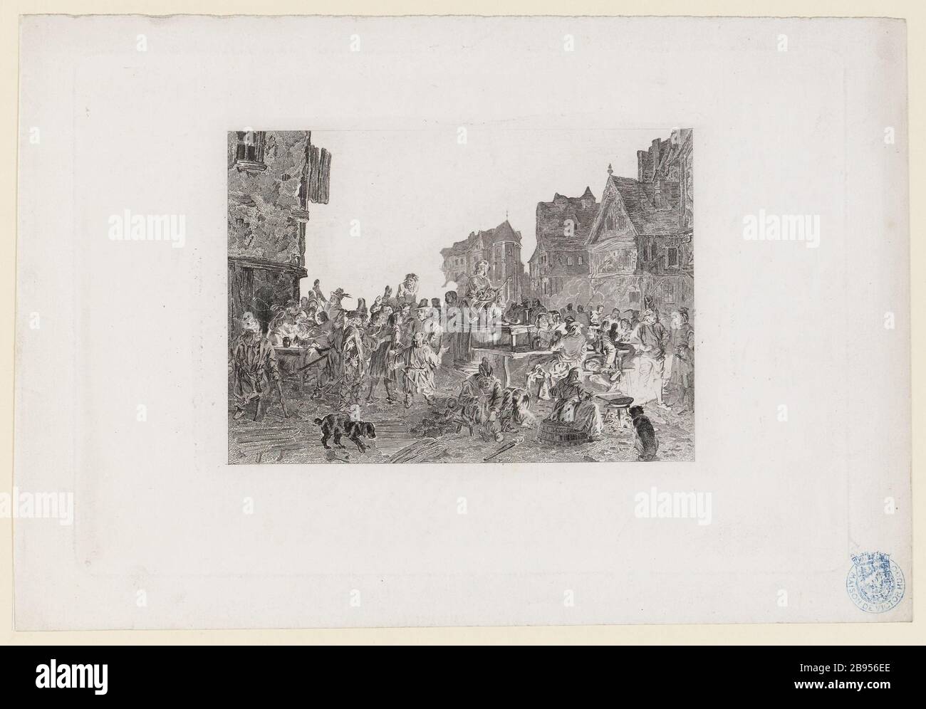 [Nostra Signora di Parigi] Cour des Miracles Foto Stock