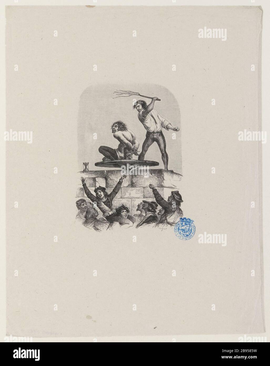 [Nostra Signora di Parigi] Quasimodo saccheggiato Foto Stock