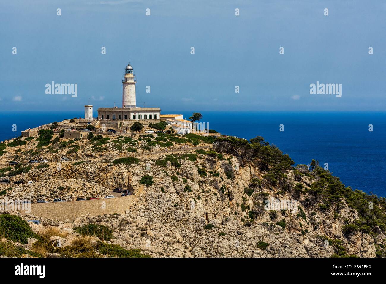 Il faro di Cap Formentor a Maiorca Foto Stock