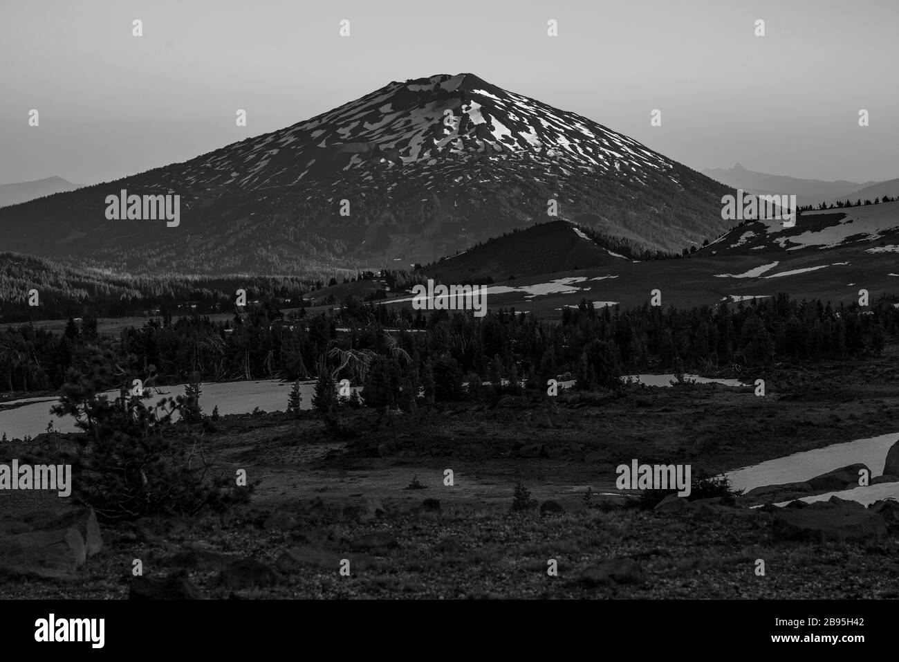 Montagna in Oregon Foto Stock