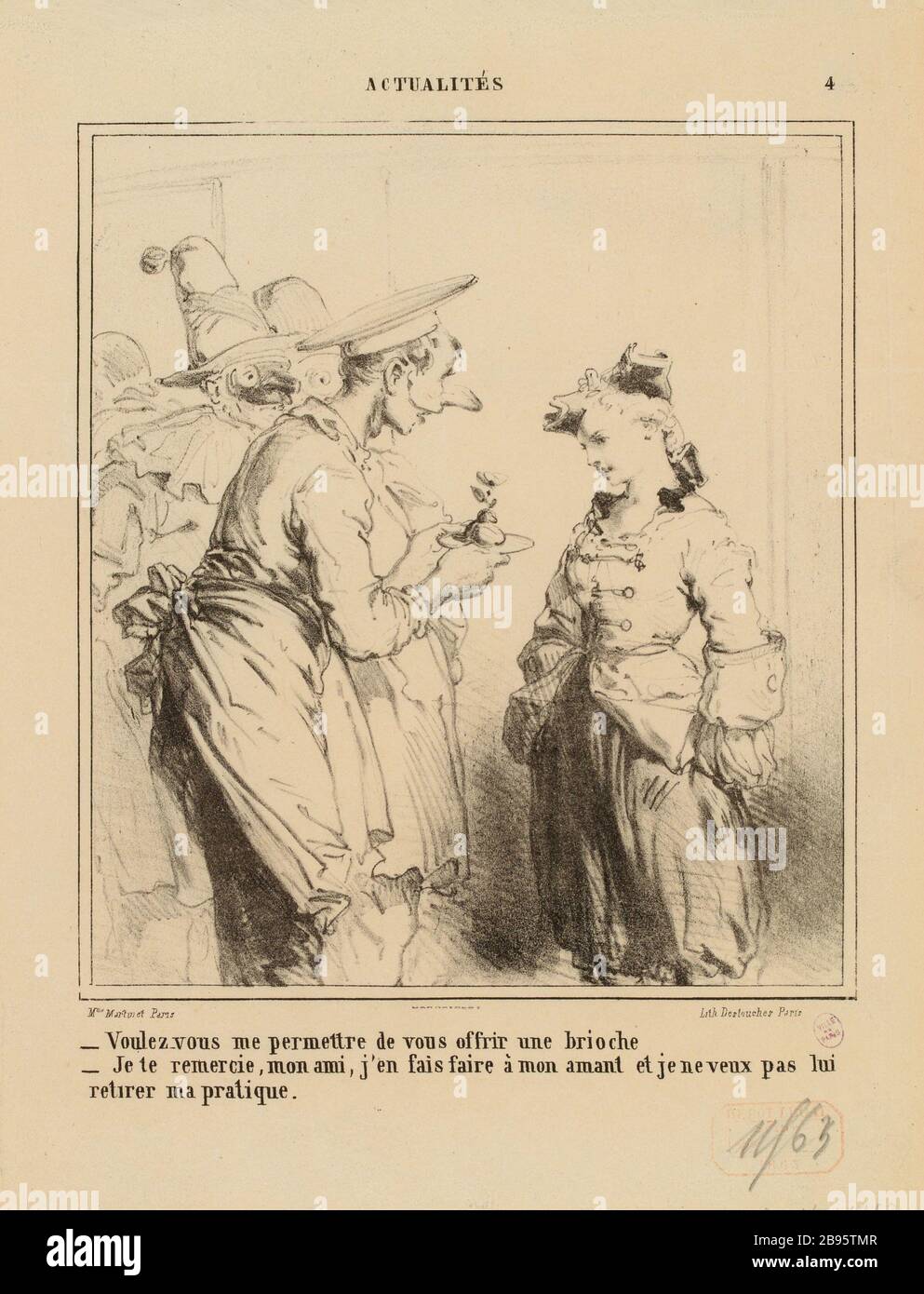 NOTIZIE. [Nº4 Board] (titolo registrato (lettera)) | quarto risultato 1863 (titolo fittizio) Foto Stock