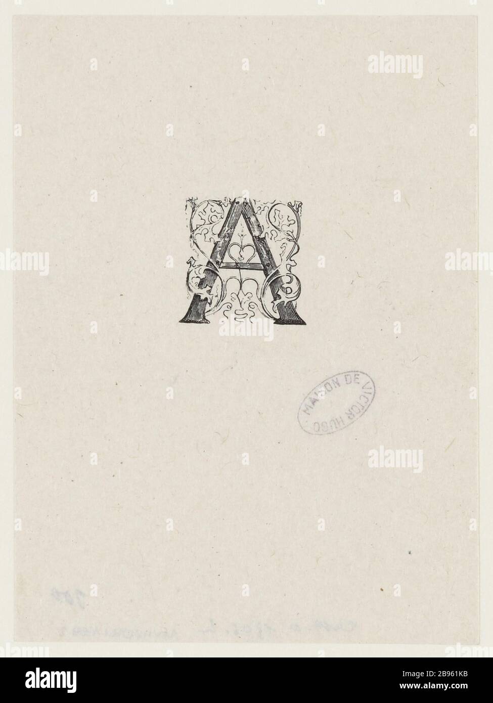 Notre Dame de Paris, il secondo libro. Un cappuccio di tenuta Foto Stock