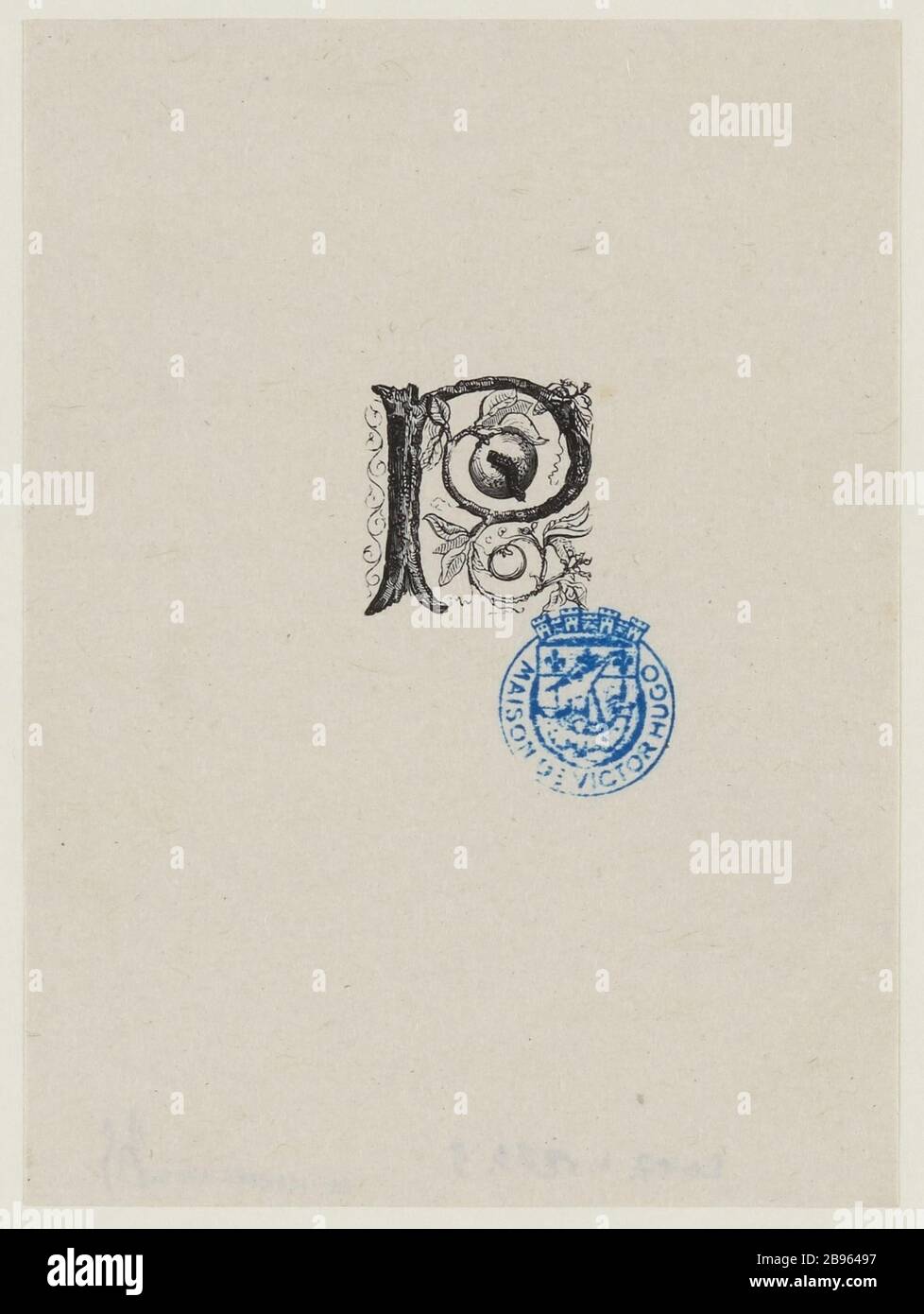 Notre Dame de Paris, il primo libro. Cappuccio di tenuta P Foto Stock