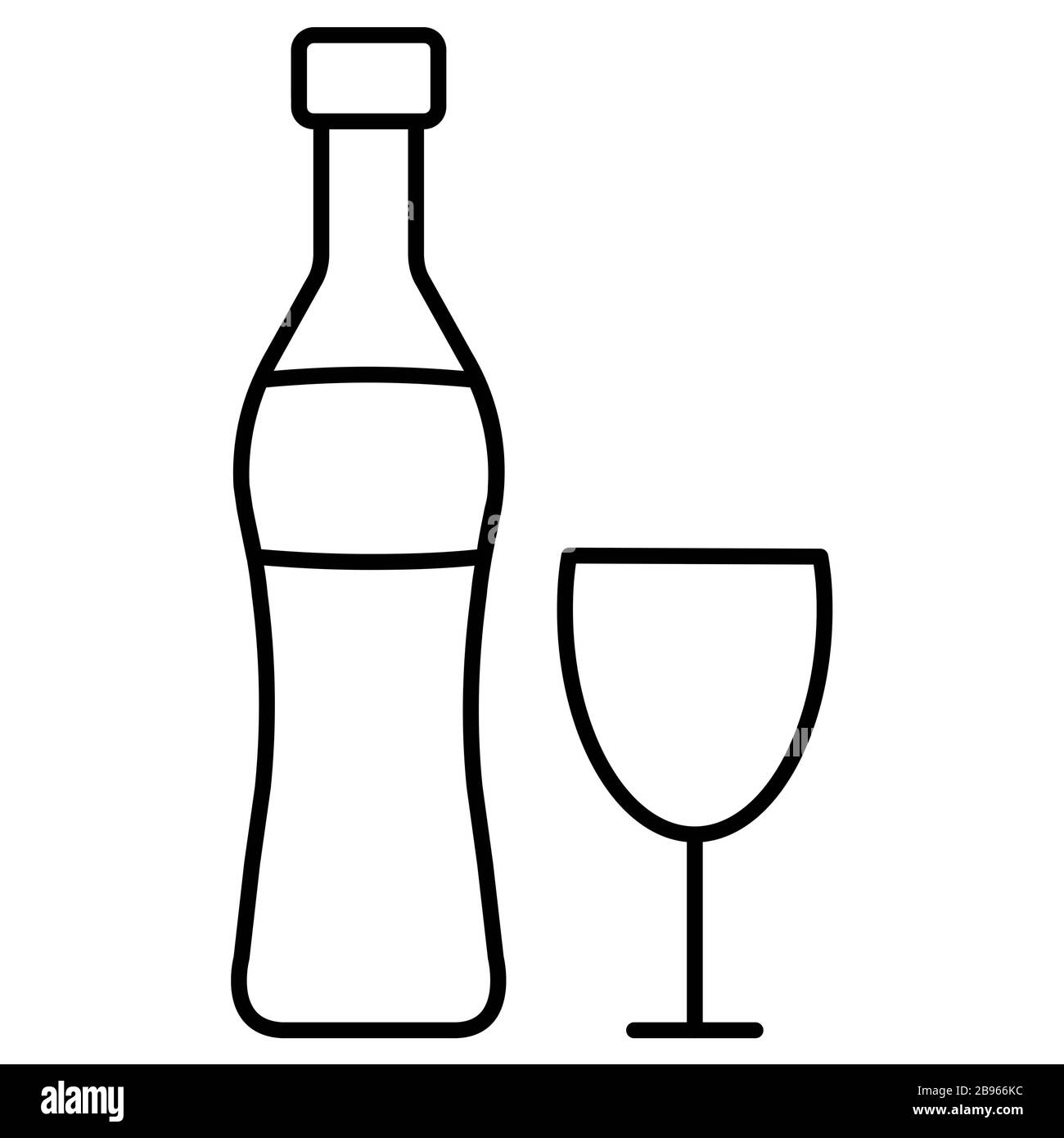 Acqua e vetro Foto Stock