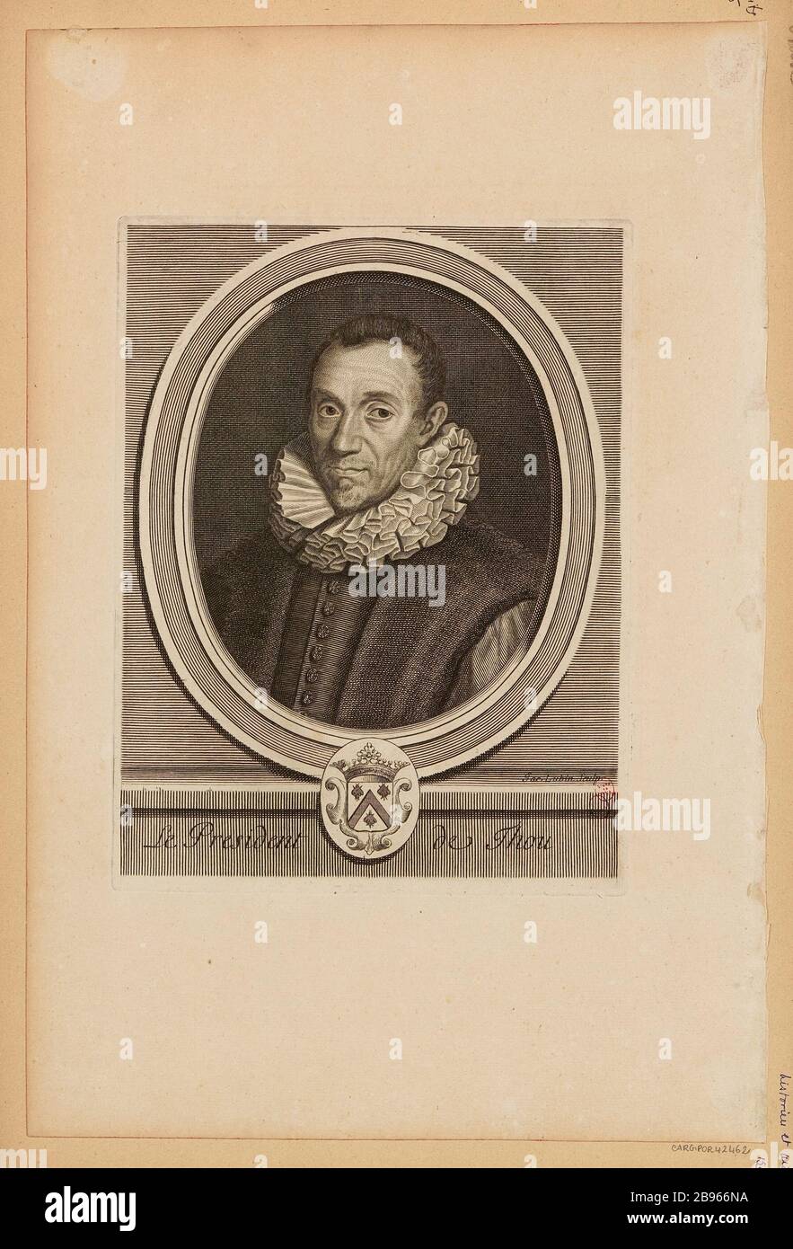 Il Presidente di Thou Foto Stock