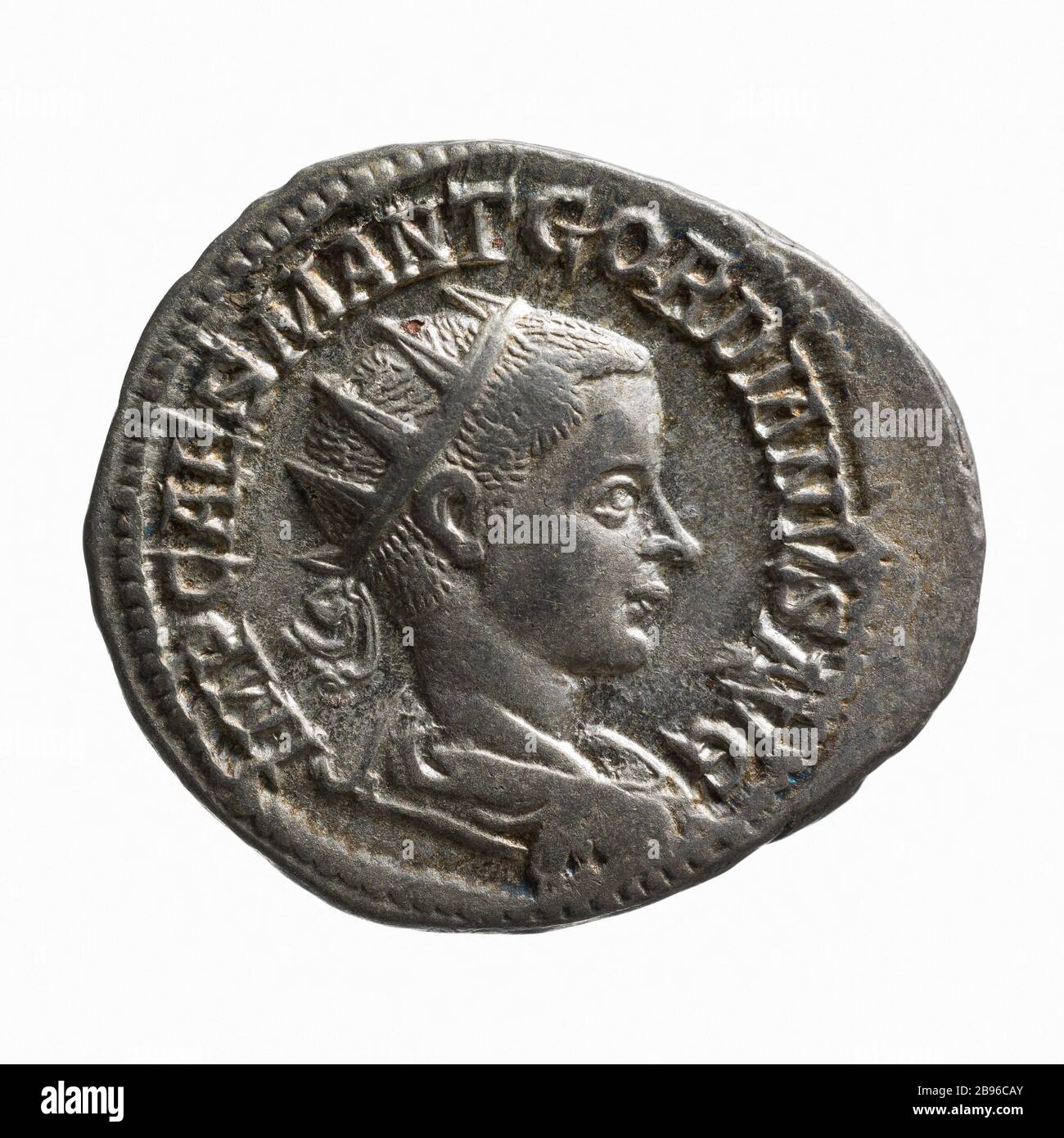 Antoniniano di Gorido III, 239 Anonima. Antoninien de Gordien III, 239. Argent. Parigi, musée Carnavalet. Foto Stock