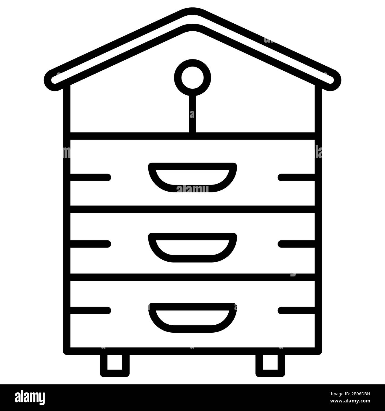 Alveare dell'ape Foto Stock