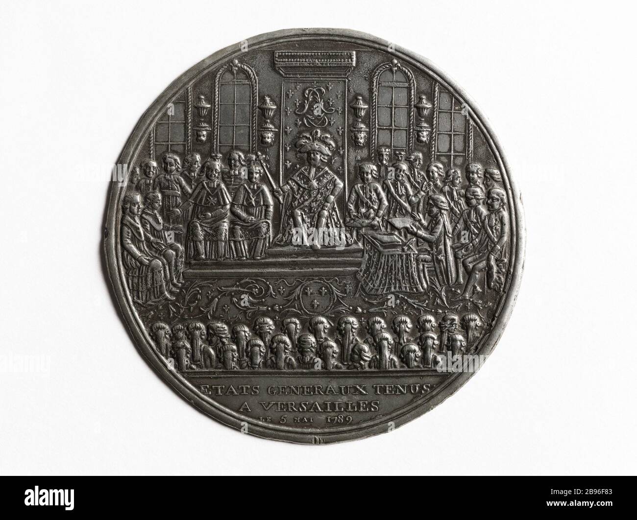 Apertura degli Stati generali, 5 maggio 1789 Ouverture des Etats généraux, 5 maggio 1789. Estain. 1789. Parigi, musée Carnavalet. Foto Stock