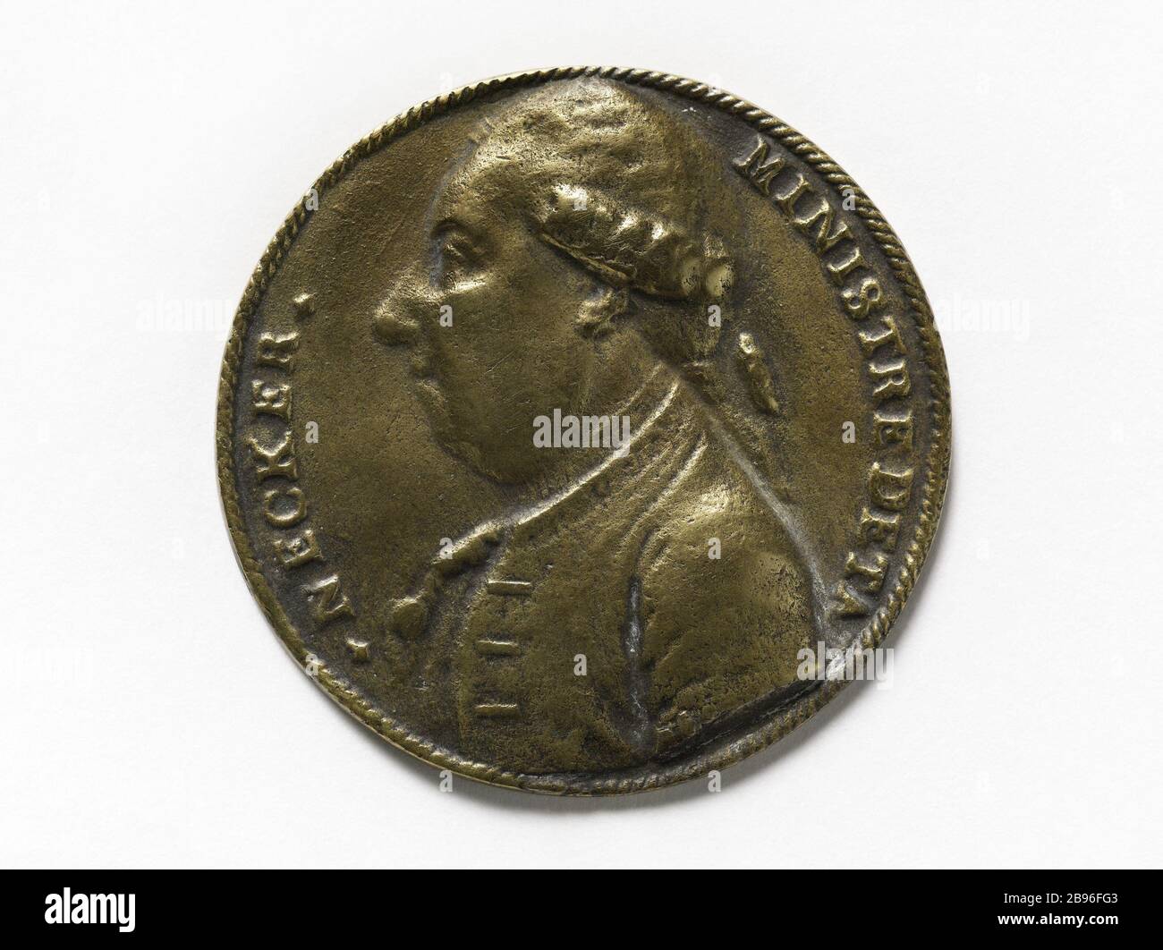 Necker, Ministro di Stato, 1789 Necker, ministre d'Etat, 1789'. Estain. 1789. Parigi, musée Carnavalet. Foto Stock