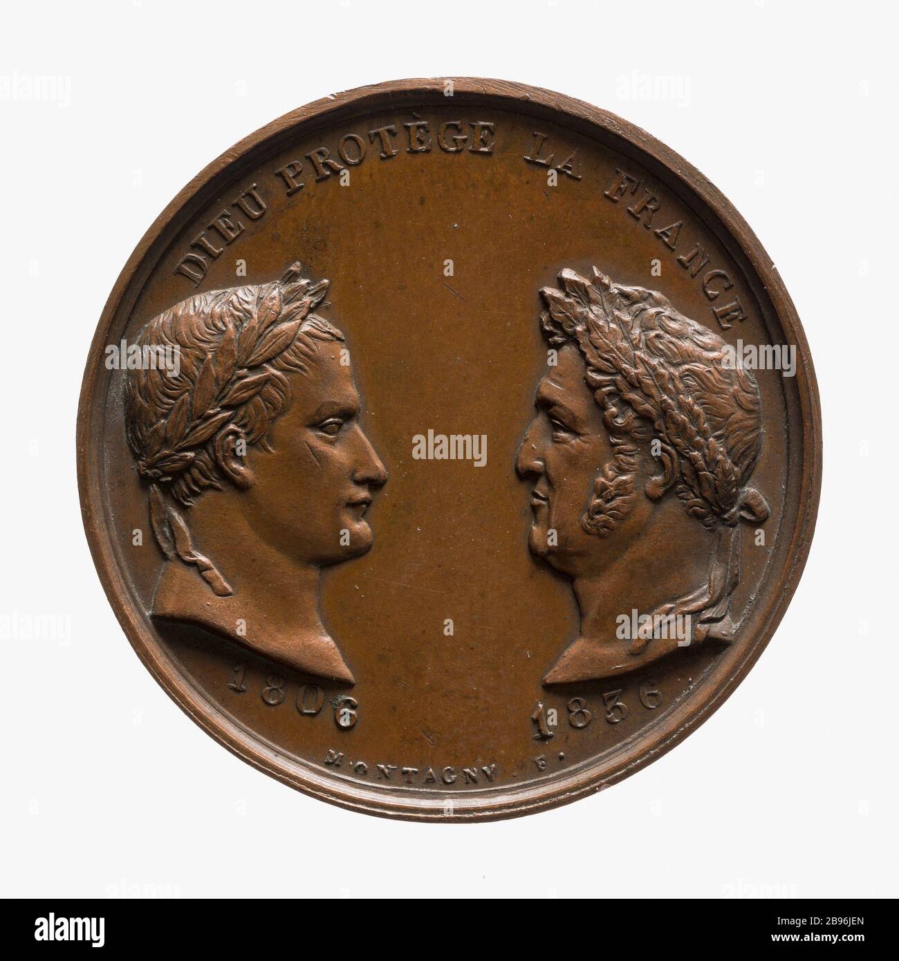 Arco trionfale Inaugurazione della Stella, 29 luglio 1836 (titolo fittizio) Jean-Pierre Montagny (1789-1862). Inaugurazione dell'Arco di trionfo de l'Etoile, 29 juillet 1836. Cuivre, 1836. Parigi, musée Carnavalet. Foto Stock