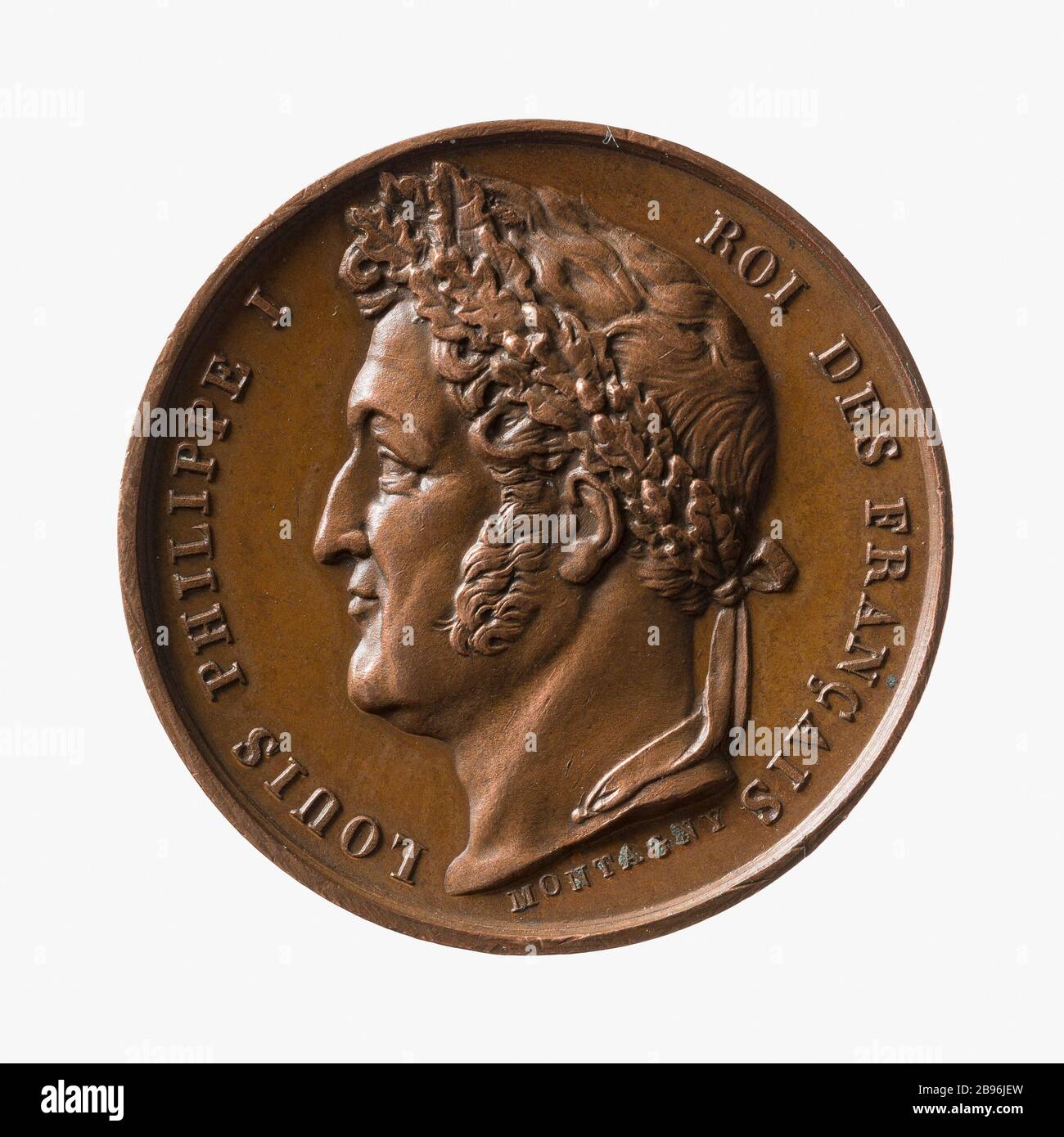 Inaugurazione dell'obelisco di Luxor, 25 ottobre 1836 (titolo fittizio) Jean-Pierre Montagny (1789-1862). Inaugurazione dell'obélisque de Louxor, 25 ottobre 1836. Cuivre, 1836. Parigi, musée Carnavalet. Foto Stock