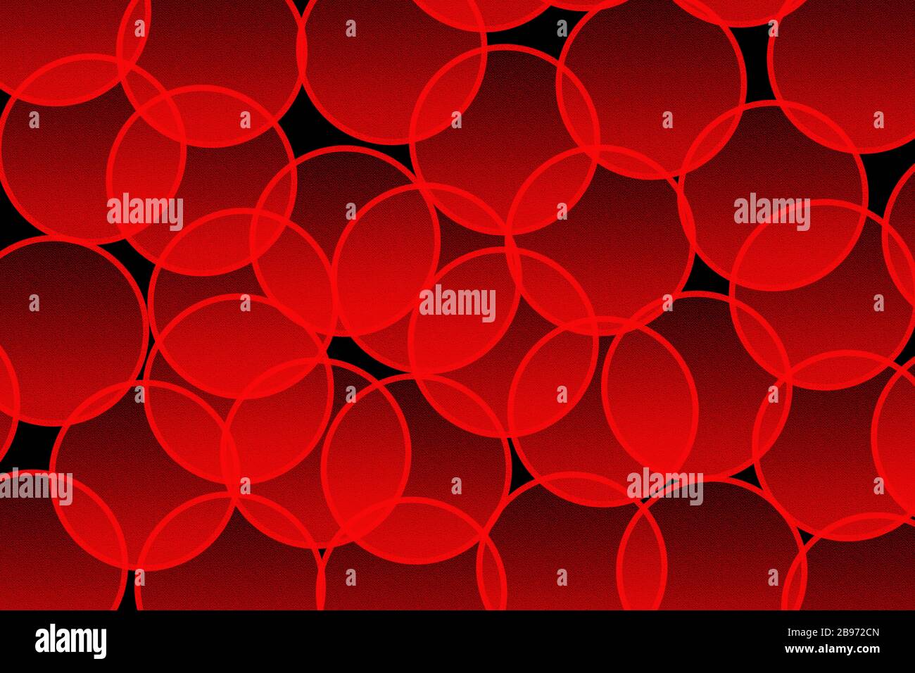 forme e colori si sovrappongono e parzialmente trasparenti per l'uso come sfondo Foto Stock