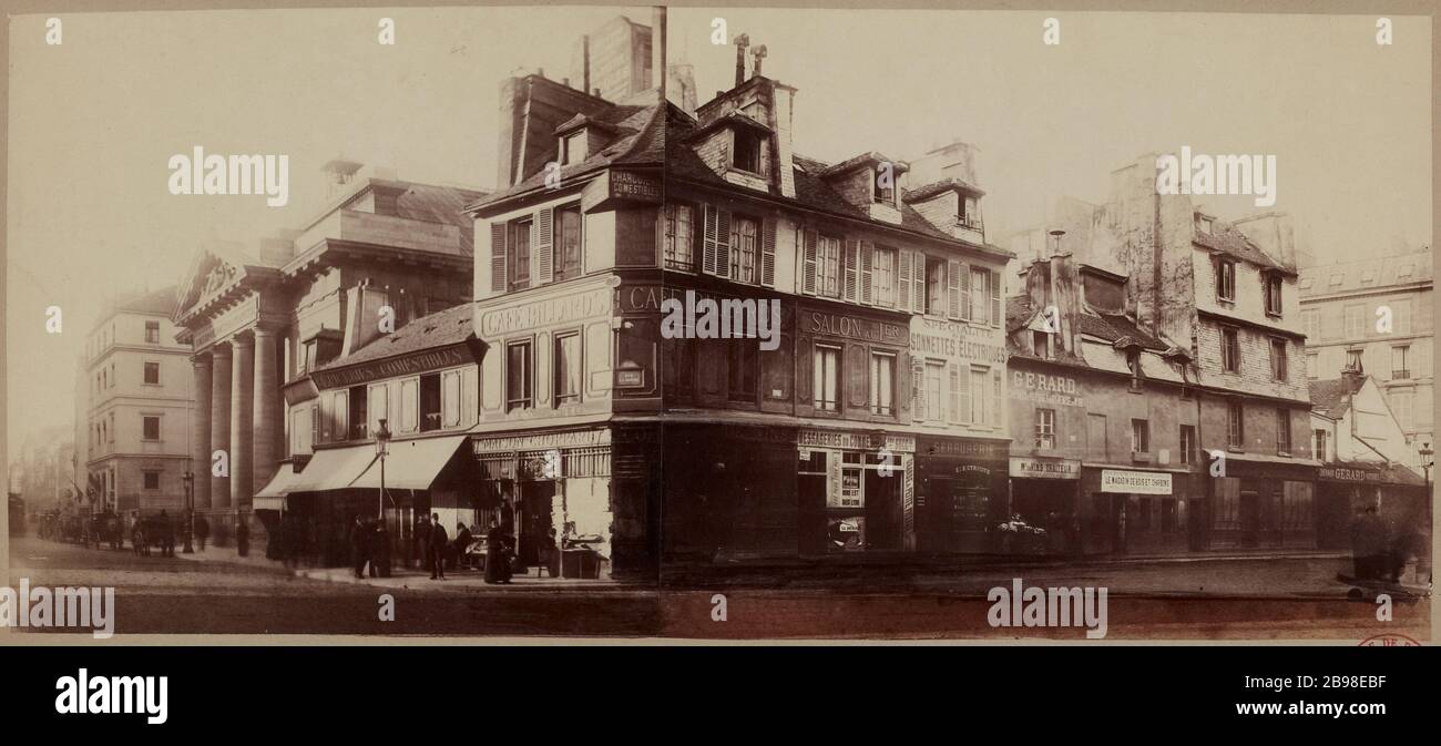 Vecchio villaggio di Bas-Roule, rue la Boétie, 8 ° arrondissement, Parigi. Foto Stock