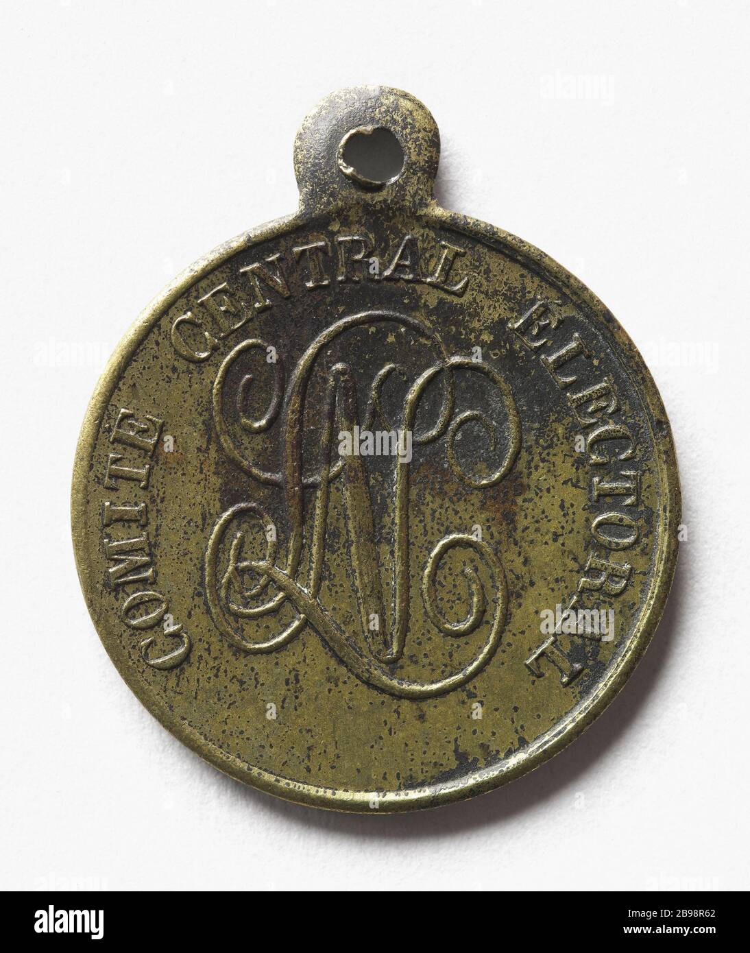 Medaglia del Comitato Centrale elettorale, s. d. (Titolo fittizio) Médaille du comité Central électoral. Parigi, musée Carnavalet. Foto Stock