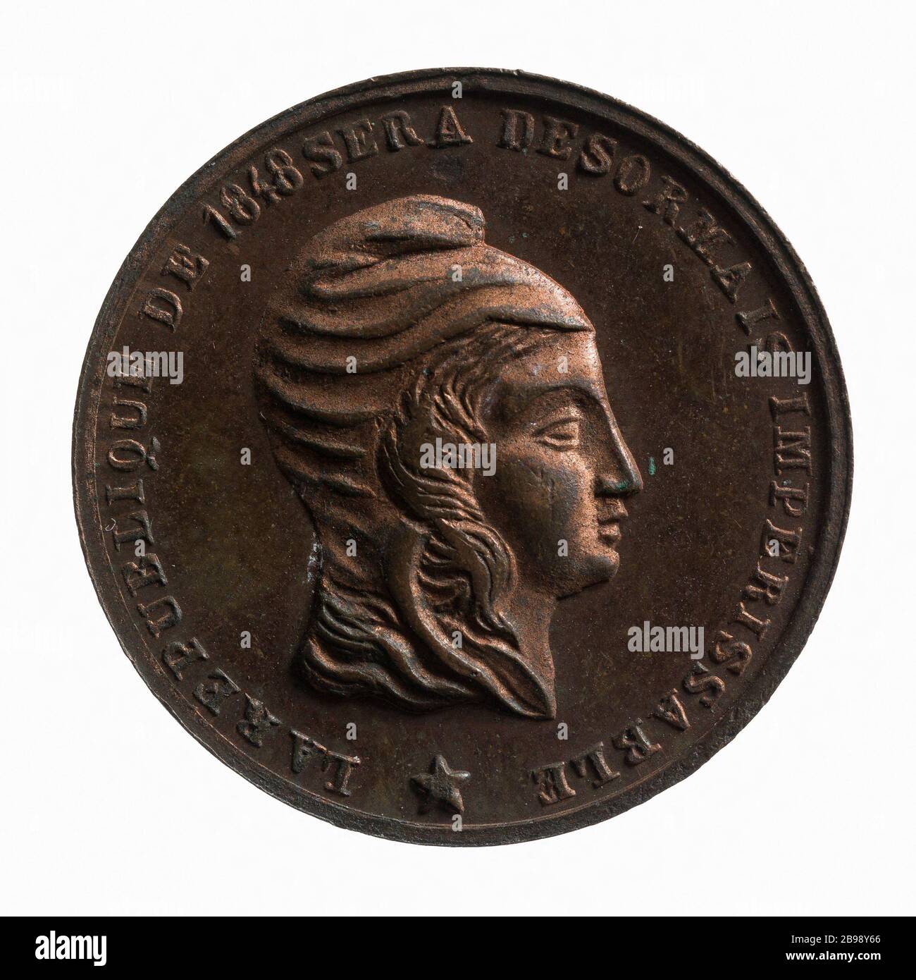 Governo provvisorio della Repubblica, 1848 (titolo fittizio) Anonyme. Gouvernement provisoire de la République, 1848. Cuivre. Parigi, musée Carnavalet. Foto Stock