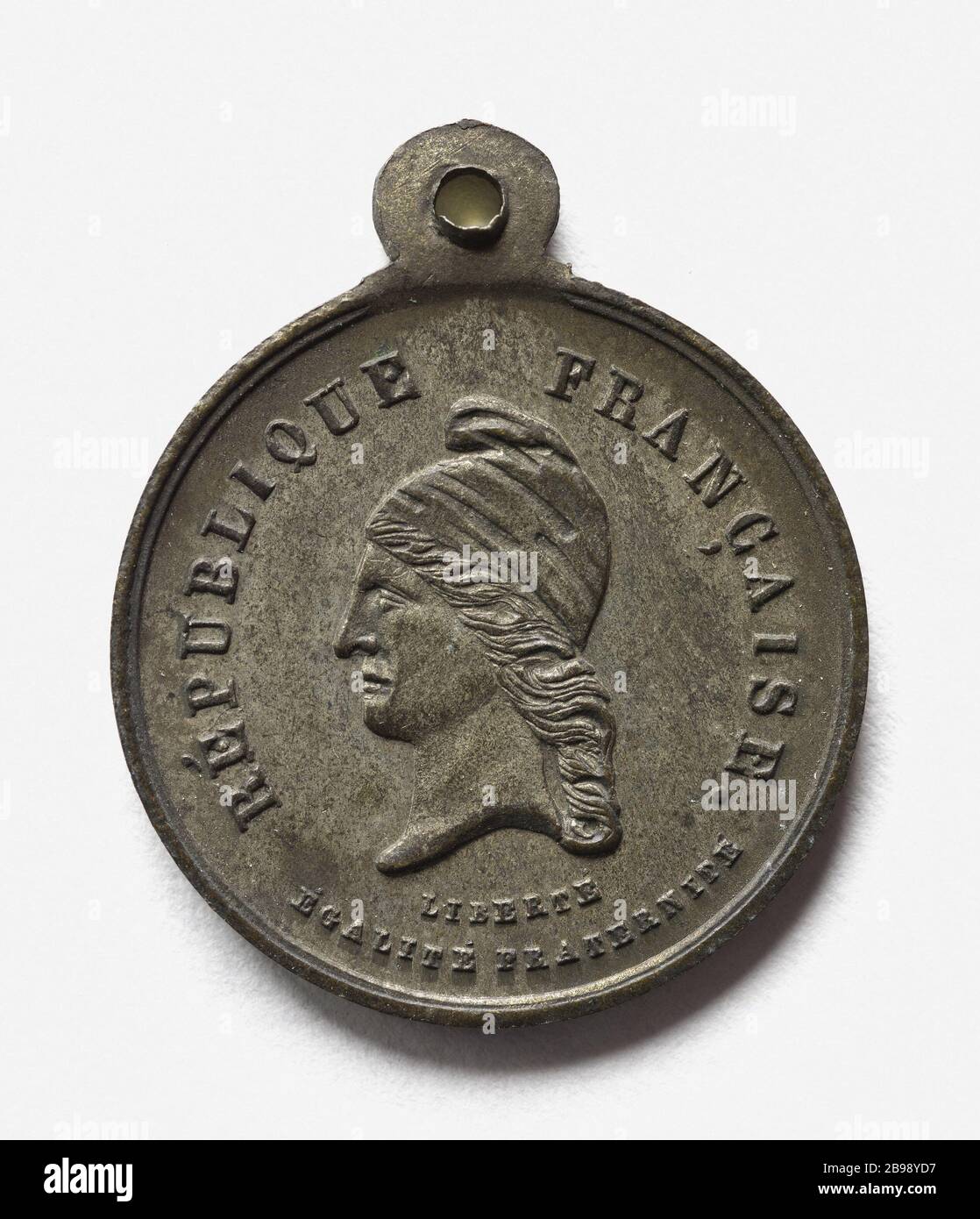 Festa della Costituzione a Parigi, 19 novembre 1848 Anonyme. Fête de la Constitution à Paris, 19 novembre 1848. Cuivre blanc. Parigi, musée Carnavalet. Foto Stock