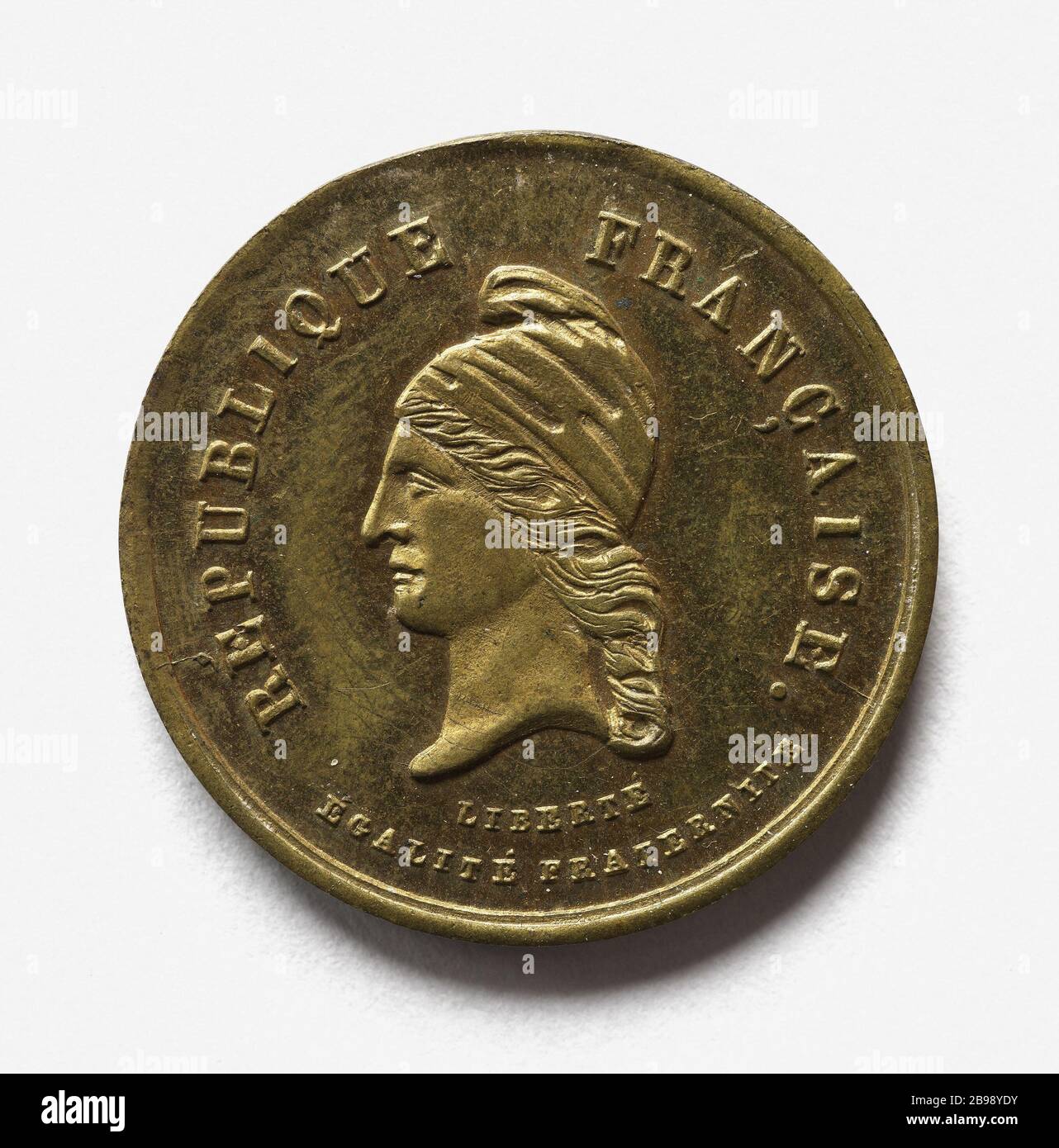 Festa della Costituzione a Parigi, 19 novembre 1848 Anonyme. Fête de la Constitution à Paris, 19 novembre 1848. Laiton. Parigi, musée Carnavalet. Foto Stock