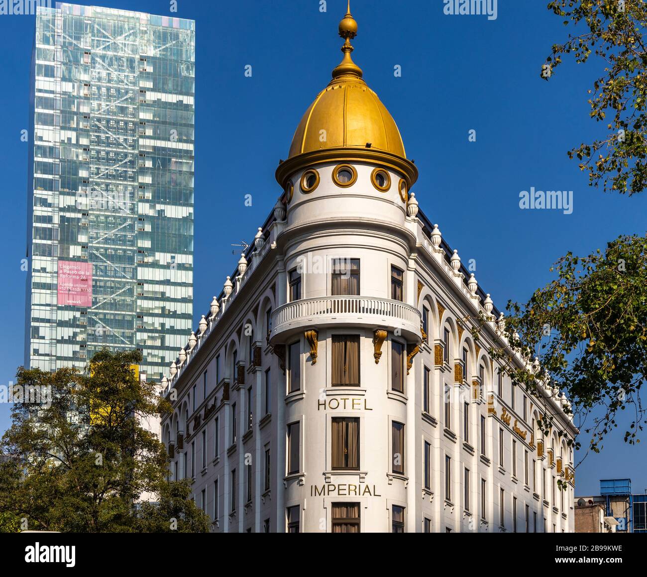 Imperial Reforma Hotel 4 stelle si trova nel quartiere del centro storico di Città del Messico. Foto Stock