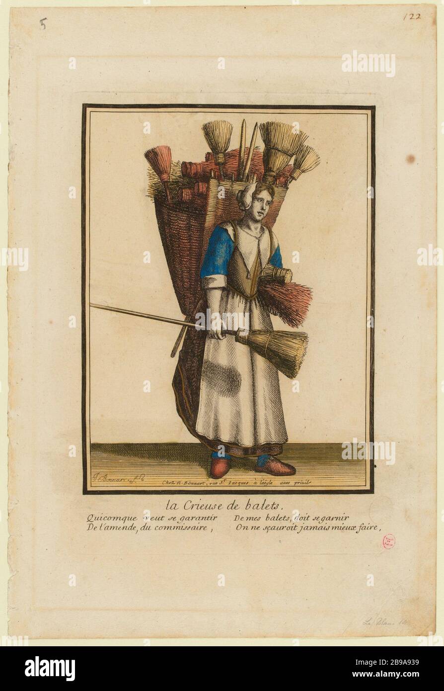 Crieuse i pennelli (titolo fittizio) | delle balle crieuse (come elencato) Foto Stock