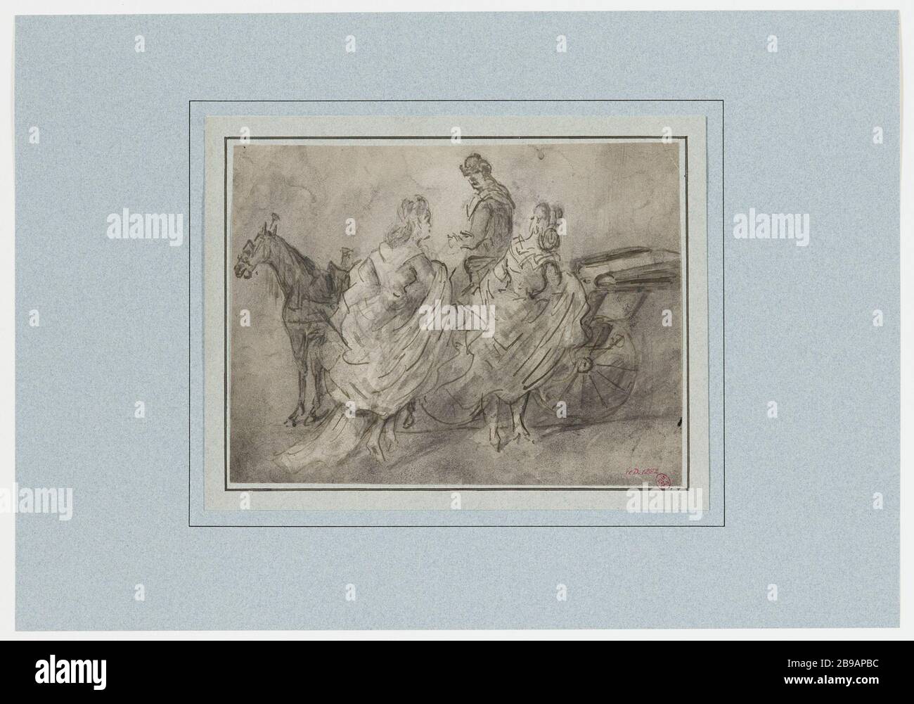 Donne in cabina (titolo fittizio) Foto Stock