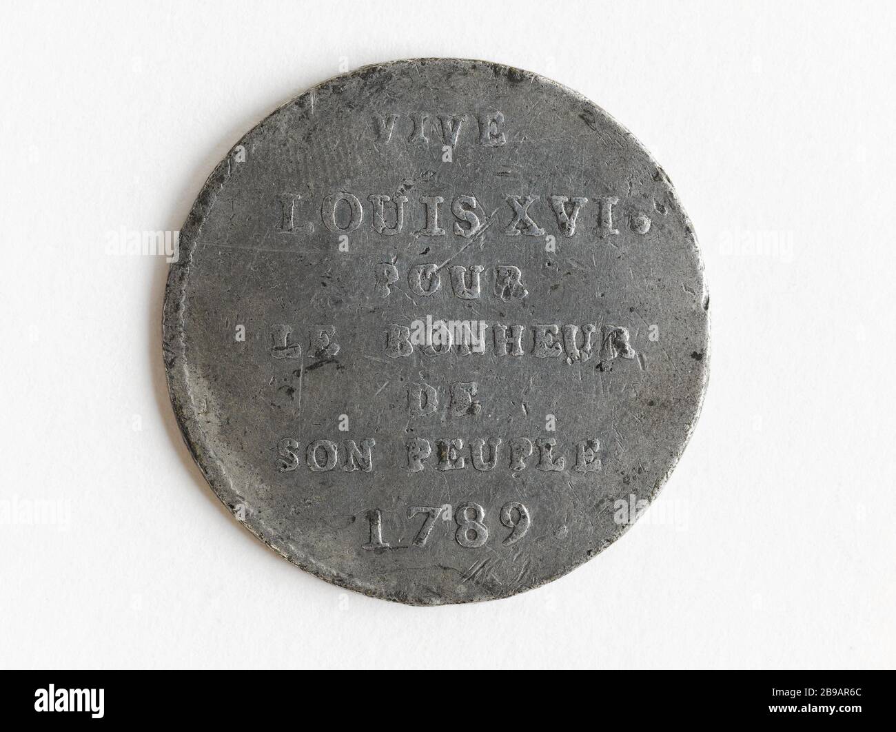 APERTURA DEGLI STATI GENERALI, 4 mai 1789 Ouverture des Etats généraux, 4 mai 1789. Cuivre argenté. 1789. Parigi, musée Carnavalet. Foto Stock