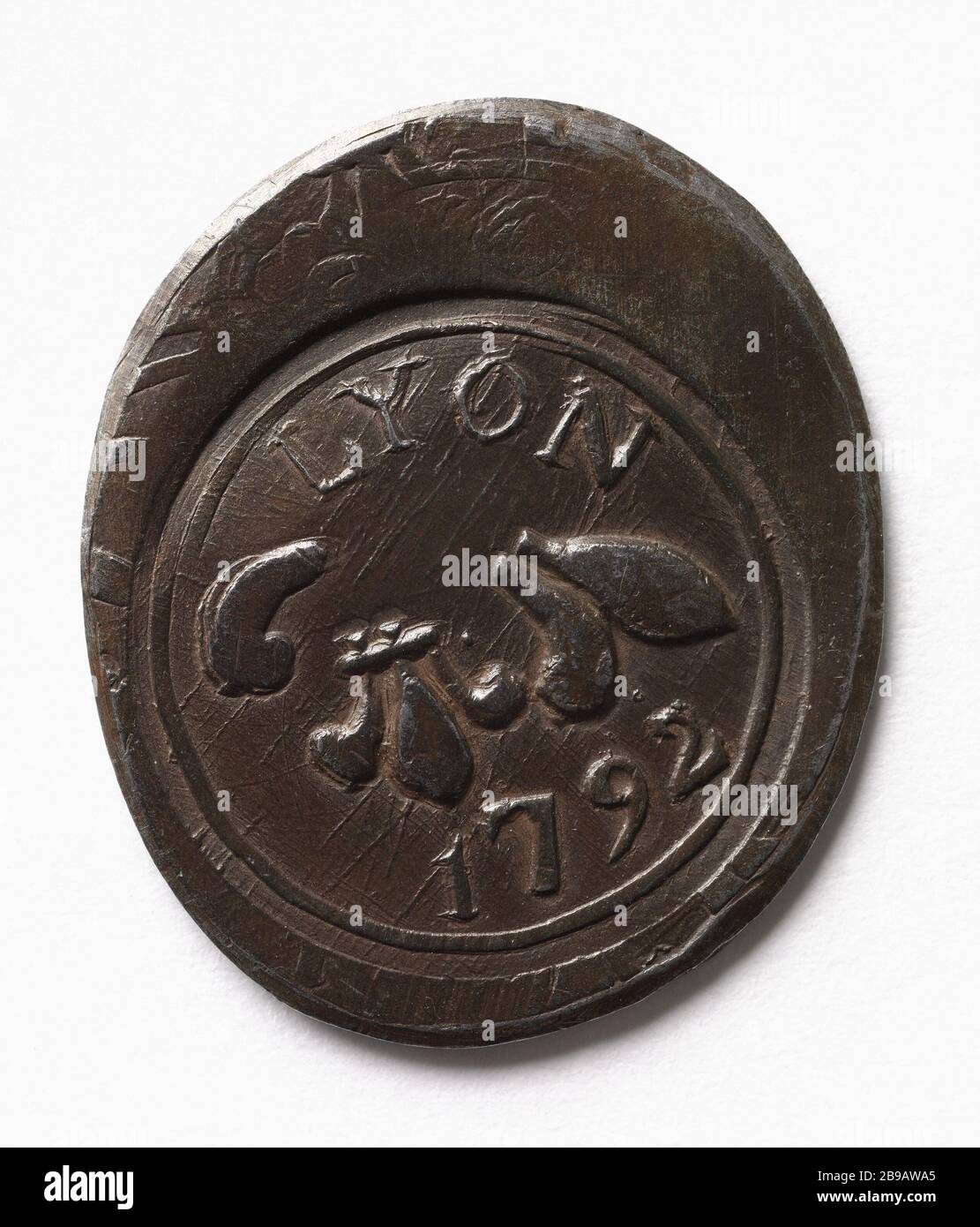 Lione, 1792 (titolo fittizio) Lione. Estain, 1792. Parigi, musée Carnavalet. Foto Stock