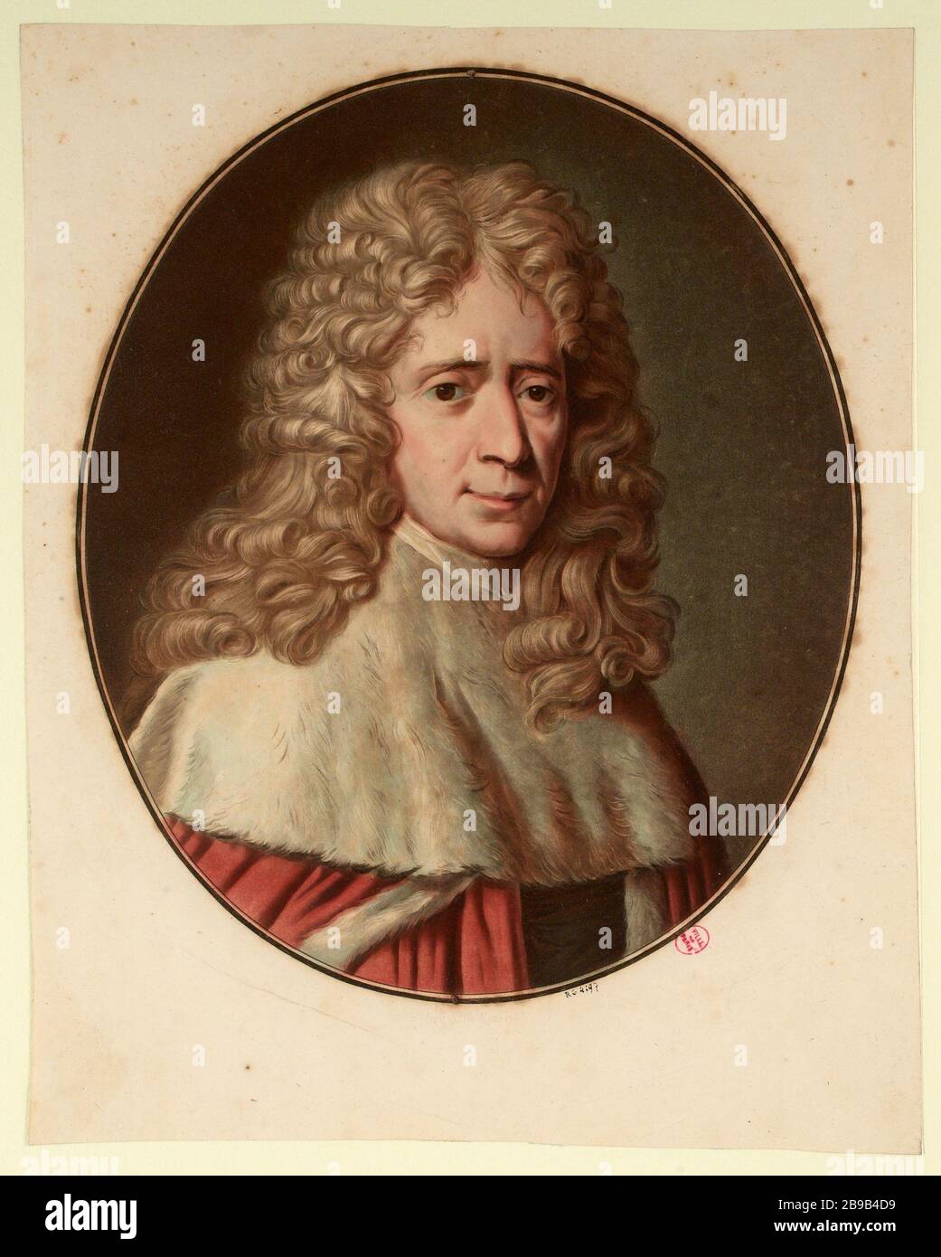 Ritratto di Montesquieu Collezione di grandi uomini (titolo fittizio) Foto Stock