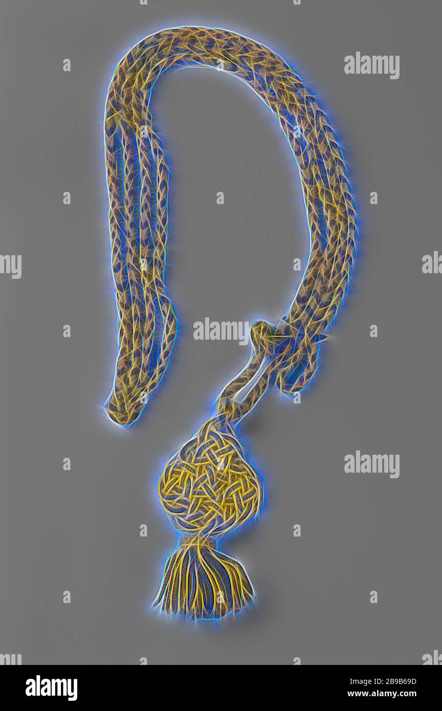 Cavo di sicurezza giallo/nero con uno shako del reggimento Hussars n. 8, cavo di sicurezza di lana o cotone intrecciato giallo e nero. Con una spazzola e specchio., anonimo, 1800 - 1850, materie tessili, intrecciatura, w 34,5 cm × h 20 cm × d 29,5 cm l 80 cm × w 7 cm, reimmaginata da Gibon, disegno di calore allegro di luminosità e raggi di luce radianza. Arte classica reinventata con un tocco moderno. La fotografia ispirata al futurismo, che abbraccia l'energia dinamica della tecnologia moderna, del movimento, della velocità e rivoluziona la cultura. Foto Stock Cavo di sicurezza giallo/nero con uno shako del reggimento Hussars n. 8, cavo di sicurezza di lana o cotone intrecciato giallo e nero. Con una spazzola e specchio., anonimo, 1800 - 1850, materie tessili, intrecciatura, w 34,5 cm × h 20 cm × d 29,5 cm l 80 cm × w 7 cm, reimmaginata da Gibon, disegno di calore allegro di luminosità e raggi di luce radianza. Arte classica reinventata con un tocco moderno. La fotografia ispirata al futurismo, che abbraccia l'energia dinamica della tecnologia moderna, del movimento, della velocità e rivoluziona la cultura. Foto Stock