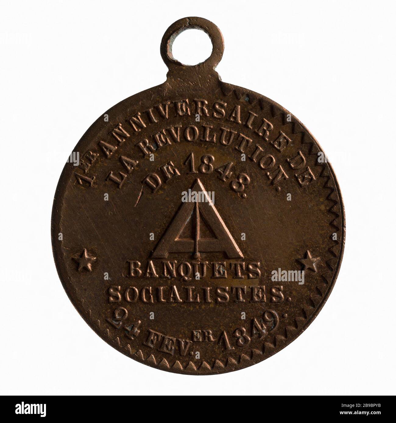 Anniversario della rivoluzione del 1848, 24 febbraio 1849 (titolo fittizio) Anonyme. Anniversaire de la révolution de 1848, 24 février 1849. Parigi, musée Carnavalet. Foto Stock