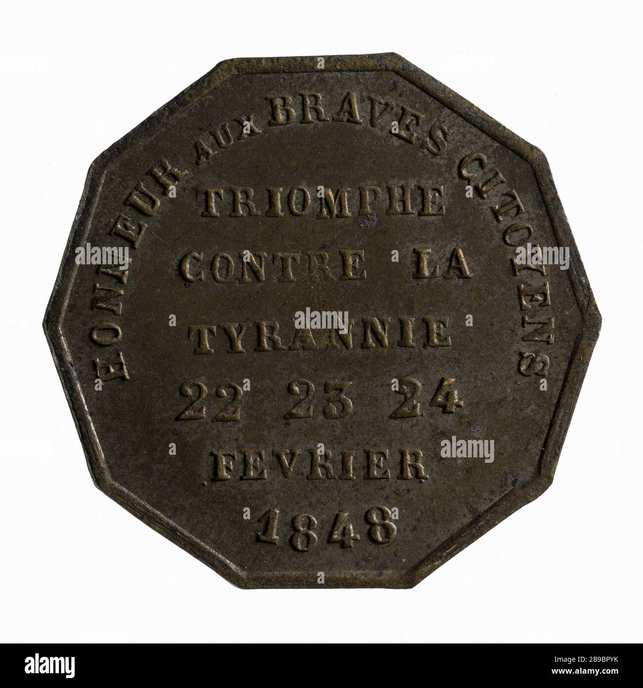 Commemorazione dei 1848 giorni di febbraio (titolo fittizio) Anonyme. Commentation des journées de février 1848. Parigi, musée Carnavalet. Foto Stock