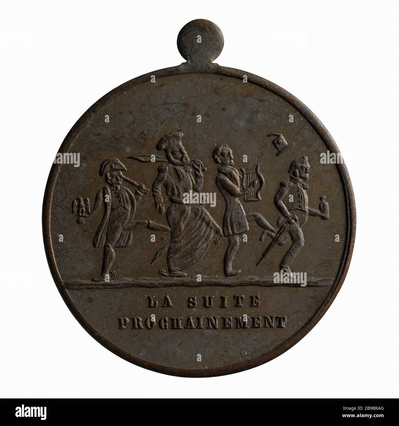 Satira della rapida successione dei regimi politici nel 1848 (titolo fittizio) Anonyme. Satire de la succession rapide des régimes politiques en 1848. Parigi, musée Carnavalet. Foto Stock