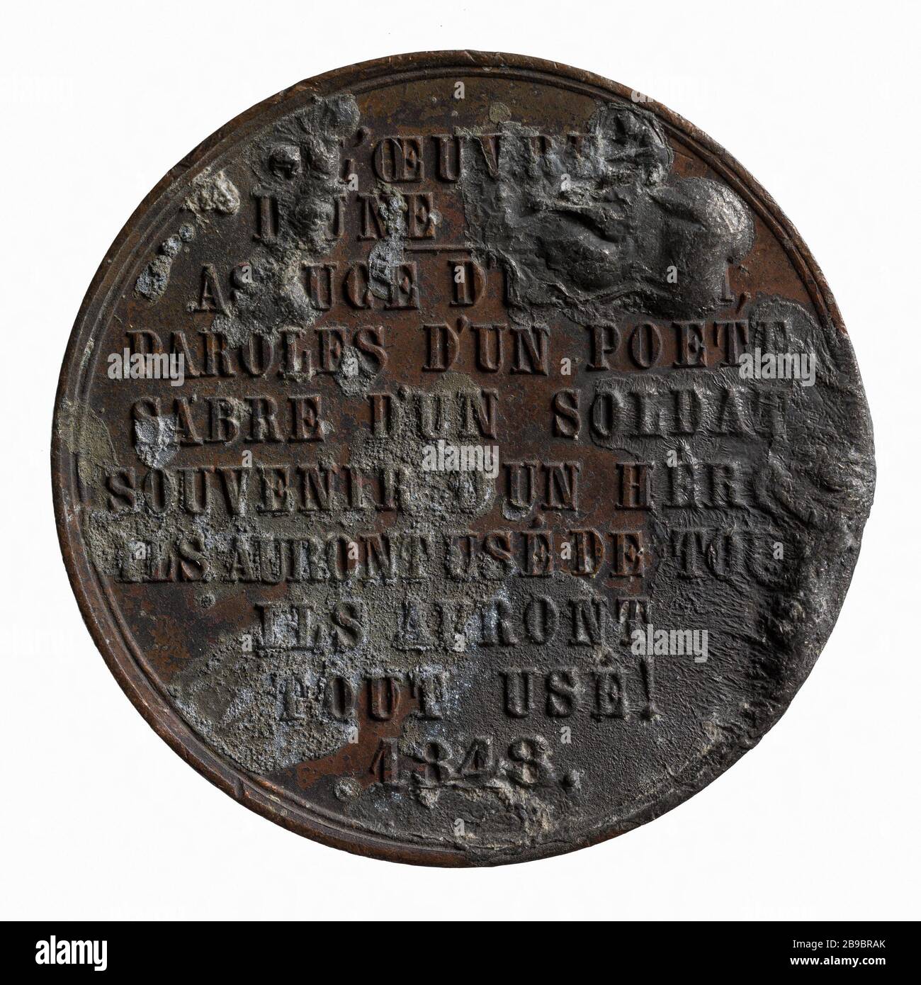 Satira della rapida successione dei regimi politici nel 1848 (titolo fittizio) Anonyme. Satire de la succession rapide des régimes politiques en 1848. Parigi, musée Carnavalet. Foto Stock